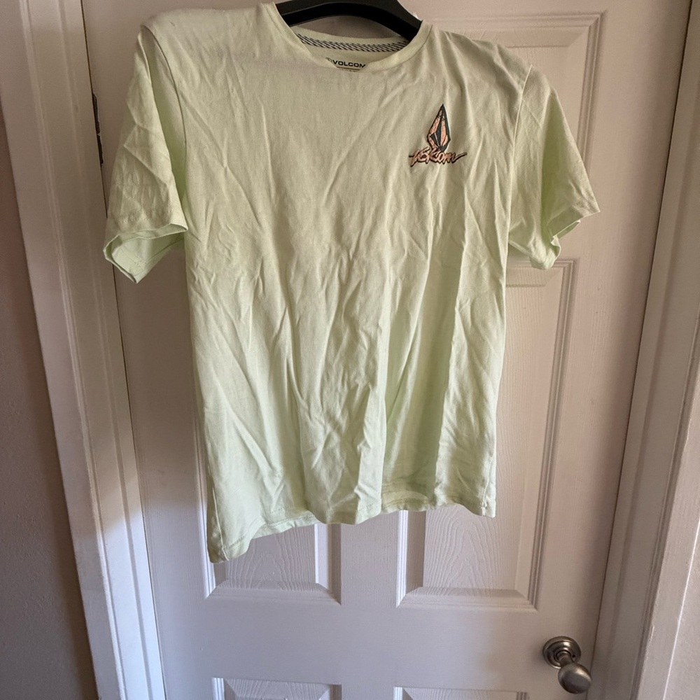 Volcom Light Green Short Sleeve Tee
